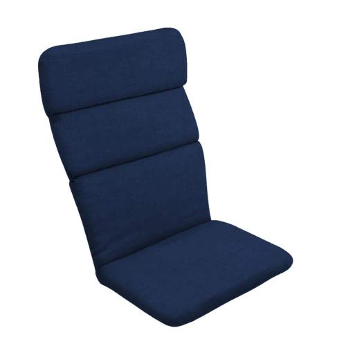 Size 20 in. x 45.5 in. Sapphire Blue Leala Outdoor Adirondack Chair Cushion