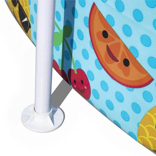 8 ft. x 8 ft. Round 20 in. Deep Above Ground Kiddie Pool with Shaded Canopy