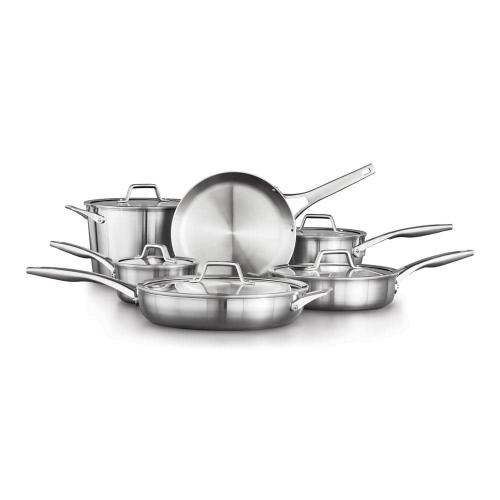 Premier 11-Piece Stainless Steel Cookware Set