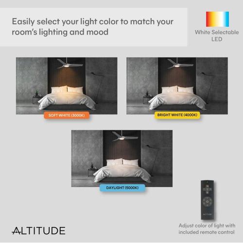 Gossamer 60 in. Integrated LED Indoor Brushed Nickel Ceiling Fan with Remote Control and White Color Changing Light Kit