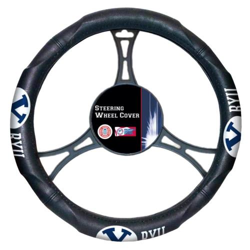 BYU Multi Colored Rubber- PVC Car Steering Wheel Cover