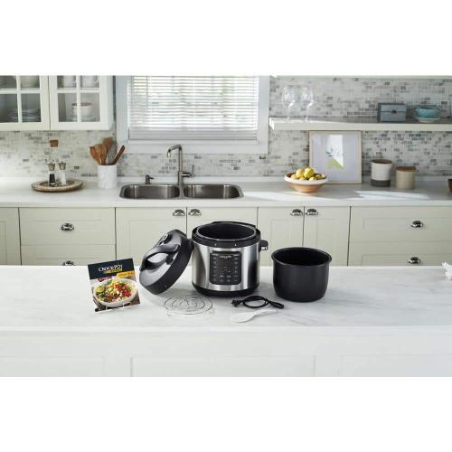 6-qt. Stainless Steel Express Easy Release Pressure, Multi Cooker Slow Cooker