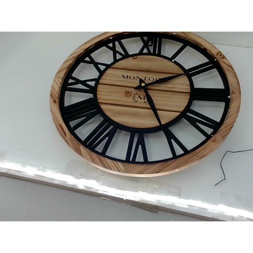 Montoire 16 Inch Wall Clock - Farmhouse Wall Clock Large - Large Wall Clocks for Living Room Decor - Wall Clocks Battery Operated 16 Inches or Larger - Big Wall Clock Decorative Roman Numerals