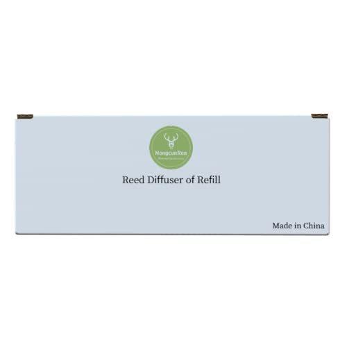 30 Pcs 8 Inch Brown Rattan Reed Fragrance Diffuser with Flower Replacement Refill Rattan Sticks