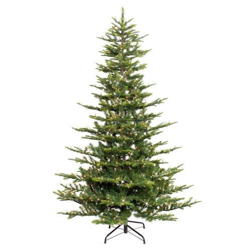 6.5 ft. Pre-Lit Incandescent Aspen Green Fir Artificial Christmas Tree with 500 UL Clear Lights