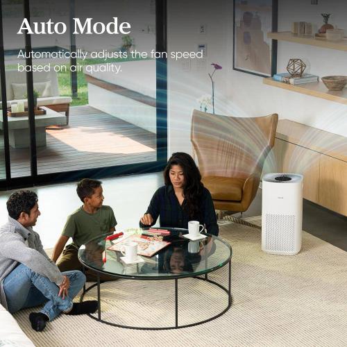Color White PlasmaPro 600S Smart 635 sq.ft. Black Panel True HEPA Air Purifier