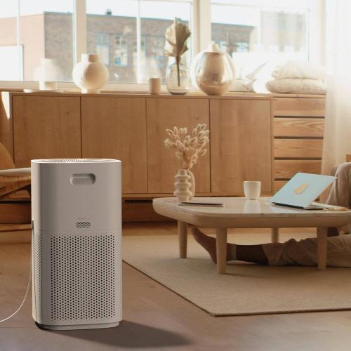 Color White PlasmaPro 600S Smart 635 sq.ft. Black Panel True HEPA Air Purifier