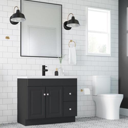 Millbridge Double Post Toilet Paper Holder in Polished Brass