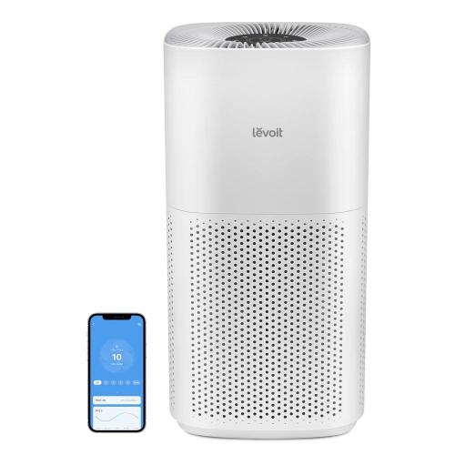 Color White PlasmaPro 600S Smart 635 sq.ft. Black Panel True HEPA Air Purifier