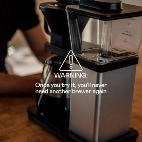 Black SimplyGoodCoffee Brewer - The best automatic drip coffee flavor possible at the flip of a switch