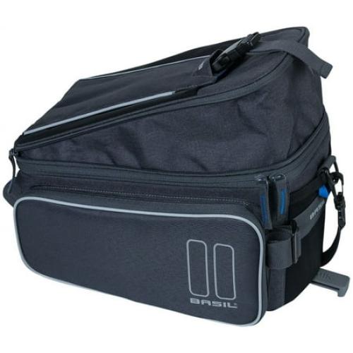 Basil Sport Design Trunk Bag - 7-15L MIK Mount Graphite