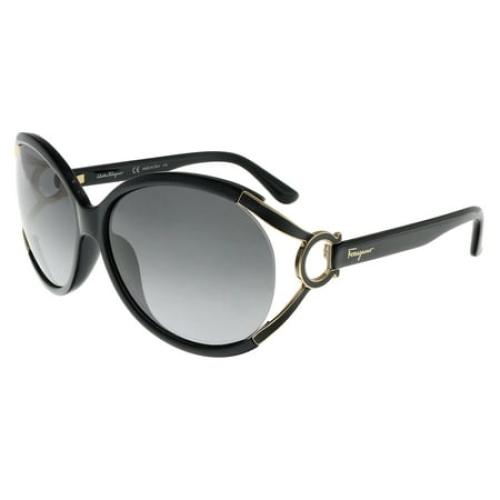 Salvatore Ferragamo SF600S 001 Women's Black Frame Sunglasses ( no case, no scratches)