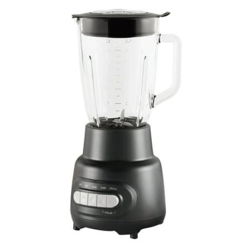 (white) Mainstays 5-Speed Glass Blender with 48 Oz Jar and Ice-Crushing Motor