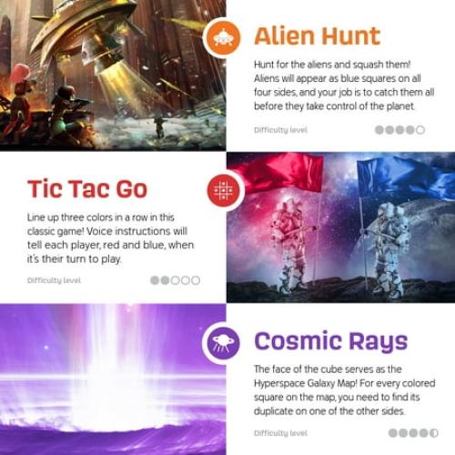 Rechargeable Game Activity Cube - 9 Fun Brain & Memory Games - Cool Toys for Boys and Girls - Christmas/Birthday Gifts for Ages 6-12  Year Old Kids Tweens & Teens - Best Boy & Girl Toy Gift Ideas