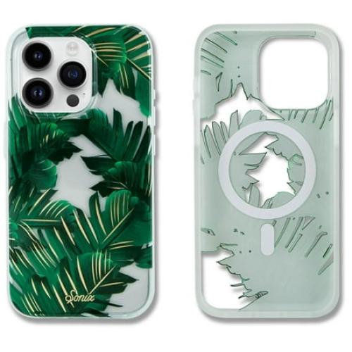 Sonix Case for iPhone 15 Pro | Compatible with MagSafe | 10ft Drop Tested | Bahama Palm Leaves