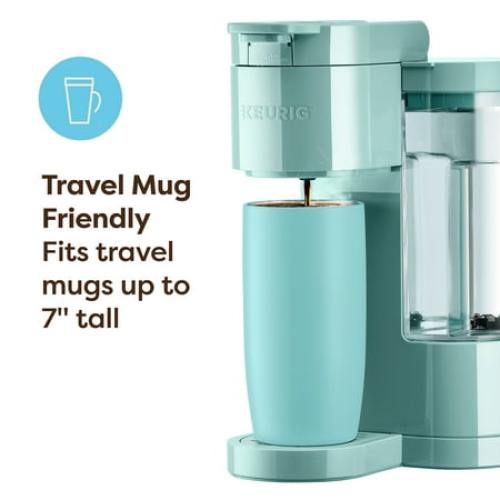 Keurig K-Express Essentials Seafoam Green Single-Serve K-Cup Pod Coffee Maker