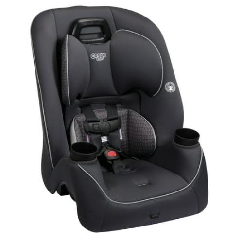 Cosco Kids Easy Elite Slim All-in-One Convertible Car Seat, Grey Glyphs