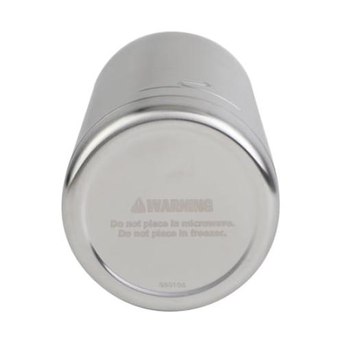 Ozark Trail 64 oz Chug Lid, Double-Wall Vacuum Insulated Stainless Steel Water Bottle, Silver, Keeps Drinks Hot & Cold