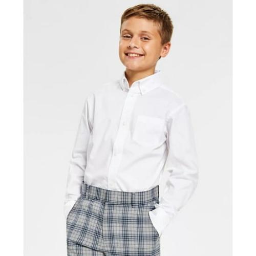 Tommy Hilfiger Big Boys Kid's Pinpoint Oxford Shirt White Size 16