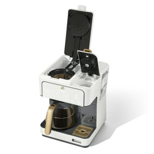 Beautiful Multi-Brew 12-Cup Programmable Drip & Single-Serve Coffee Maker, Black sesame by Drew Barrymore