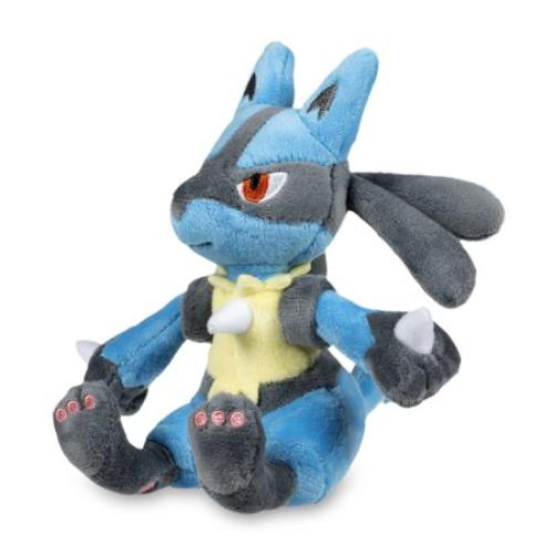 Pokemon Center: Sitting Cuties: Lucario Plush # 448 - Generation 4 - 6 In