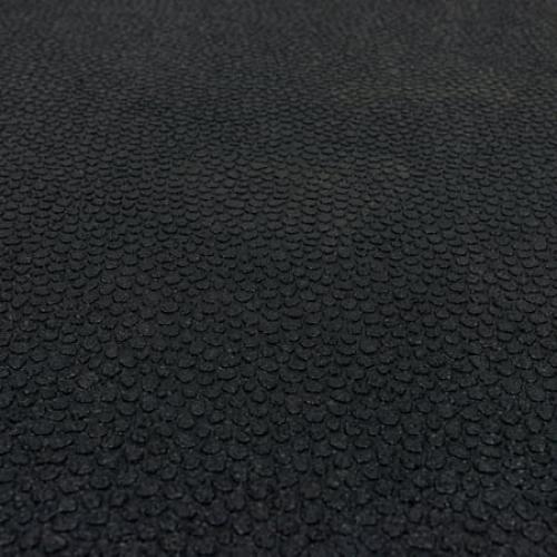 Mohawk Home Solid All Purpose 1/2 Non Skid Heavy Duty Rubber Floor Mat Pebble, Black, 24in x 36in