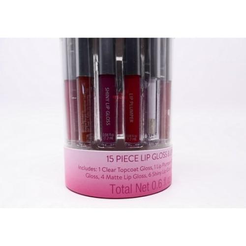 Very Glossy 15-Piece Lip Gloss & Lip Oil Gift Set - Net 0.6 fl. oz. (18 mL)