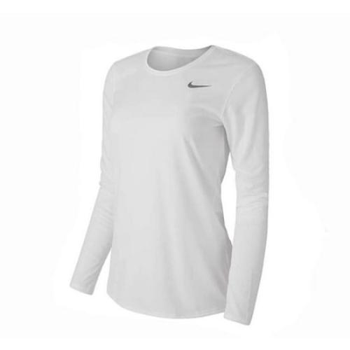 Size XXL Nike Women's Legend Long Sleeve T-Shirt SP20 (XX-Large, White/Cool Grey)
