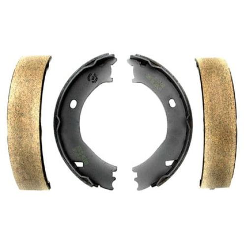 Acdelco 17771B Bonded Rear Drum In Hat Parking Brake Shoe Set