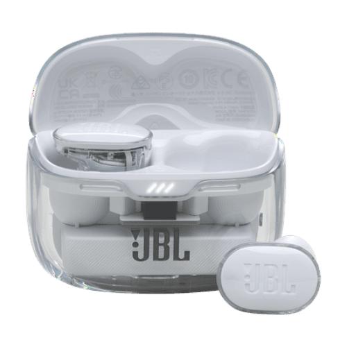 JBL Tune Buds Ghost Edition Noise Cancelling Wireless In-Ear Earbuds, White Ghost