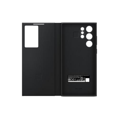 Samsung S-View Flip Cover Protective Case for Samsung Galaxy S22 Ultra - Black