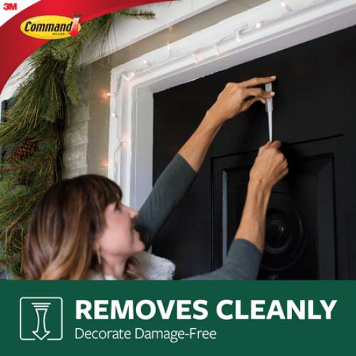 Command Large Outdoor Metallic Bronze Hook [Removable]: 1-pack (Bronze) [4-sets]