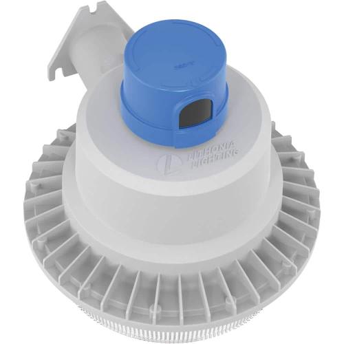 Lithonia Lighting 175-Watt Equivalent Integrated LED Gray Area Light with Switchable Color Temperatures
