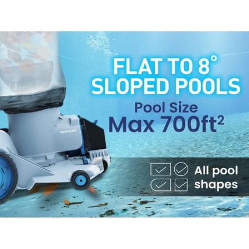 Kokido XTROJET 620 Robotic Pool Vacuum Cleaner for Heavy Debris - Cordless