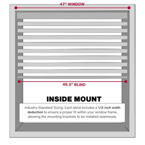 Lotus & Windoware Cordless 2 Faux Wood Room Darkening Horizontal Blind, Snow White