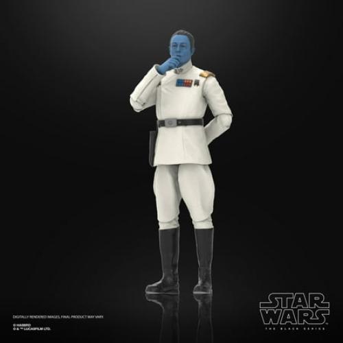 Size 6 inch Star Wars The Black Series Grand Admiral Thrawn Collectible Action Figure (6”)