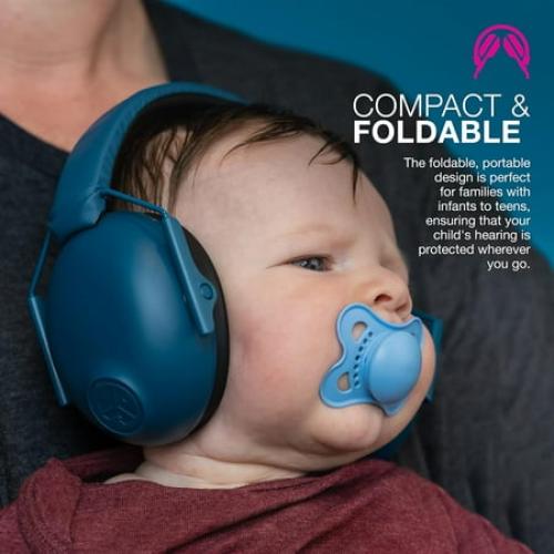 JLab JBuddies Protect Kids Hearing Protection Earmuffs - Navy