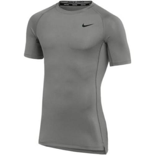 Size XL Nike Mens Pro Fitted Short Sleeve Training Tee XL Grey