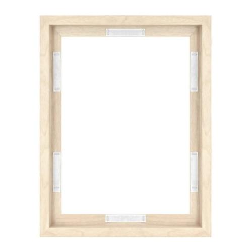 MCS Canvas Float Frames 16x20 Frame, Black Frame for Finished Canvases, Vertical & Horizontal Wall Hanging Large Frame with Adhesive for Canvas Paintings (1-Pack)