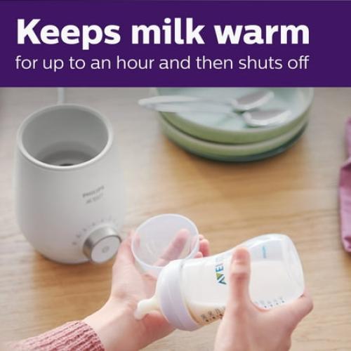 Philips Avent Fast Baby Bottle Warmer with Smart Temperature Control and Automatic Shut-Off SCF358/00