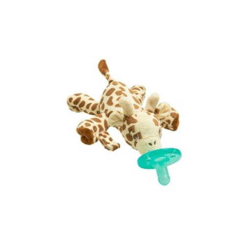 Philips Avent Soothie Snuggle Pacifier Holder with Detachable Pacifier, 0m , Giraffe, SCF347/01