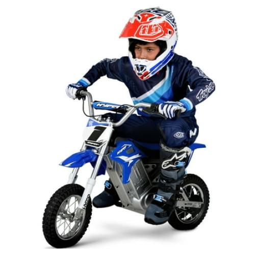 Hyper Toys 24V 350 Dirt Bike Electric Powered Ride on, Blue, Age Group 13  Years, 14 mph Max Speed, Product Net Content Quantity 1