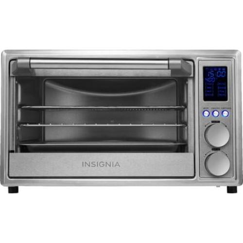 Insignia™ - 6-Slice Toaster Oven with Air Frying - Stainless