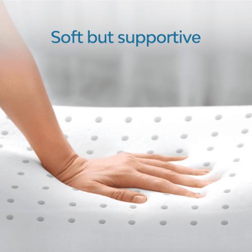 Mediflow Memory Foam Water Pillow - Adjustable Pillow for Neck Pain Relief, Pillow for Side, Back, and Stomach Sleepers, The Original Inventor of The Water Pillow, Memory Foam Bed Pillow (1 Pillow)