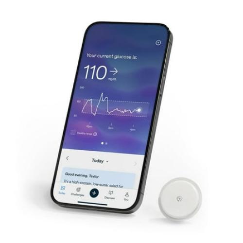 Lingo Continuous Glucose Monitor (CGM) & App. Made by Abbott. Know the Impact of What You Eat. 1 Lingo Biosensor Lasts Up To 14 Days* Works with IOS and Android. US Only.