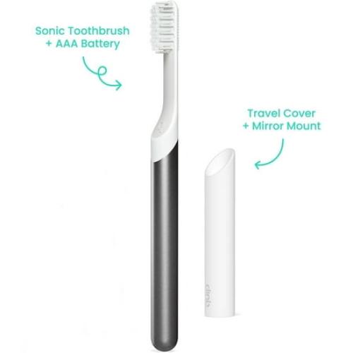 quip Sonic Battery Electric Toothbrush, Slate Metal
