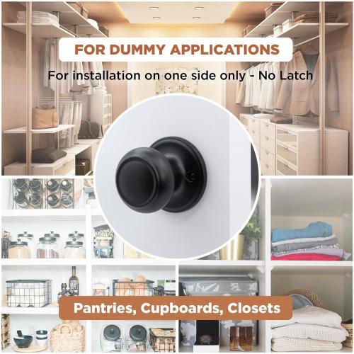 Colonial Black Dummy Door Knob
