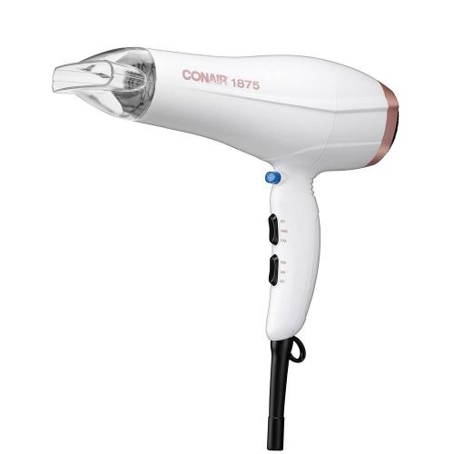 Double Ceramic 1875-Watt Hair Dryer in White