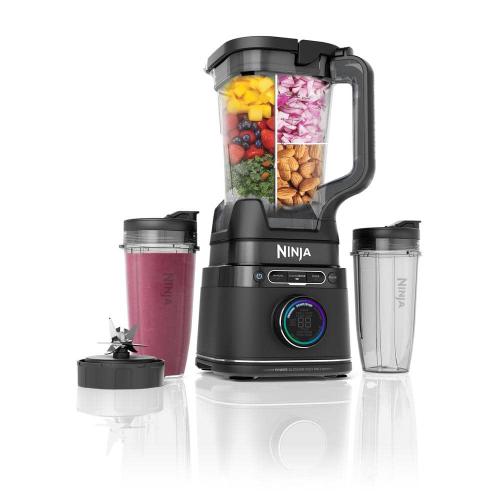 Detect Duo Power 72 oz. 10 Speed Black Pro Blender, Single Serve Traditional Blender with Blend Sense Technology
