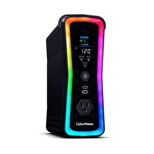 CyberPower 1500VA 120-Volt Sine Wave Gaming UPS with RGB Lighting and Battery Backup